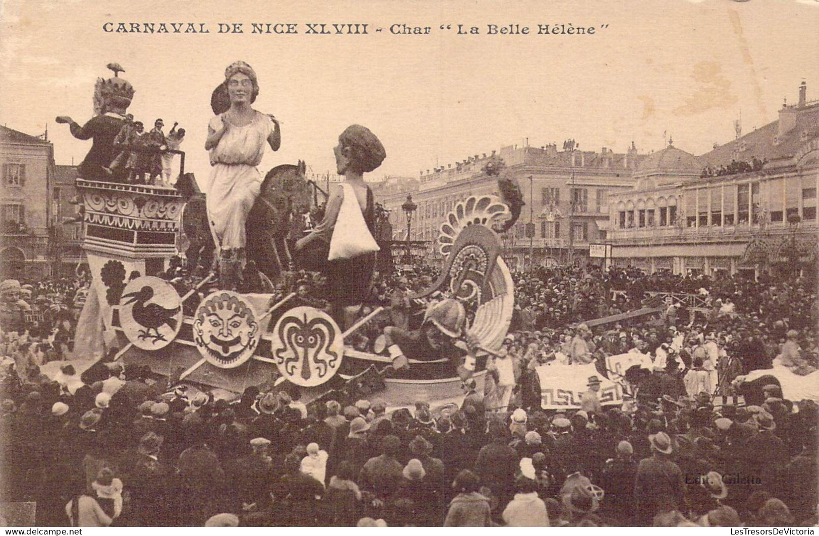 FRANCE - 06 - Nice - Carnaval De Nice XLVIII - Char " La Belle Hélène " - Carte Postale Ancienne - Carnaval