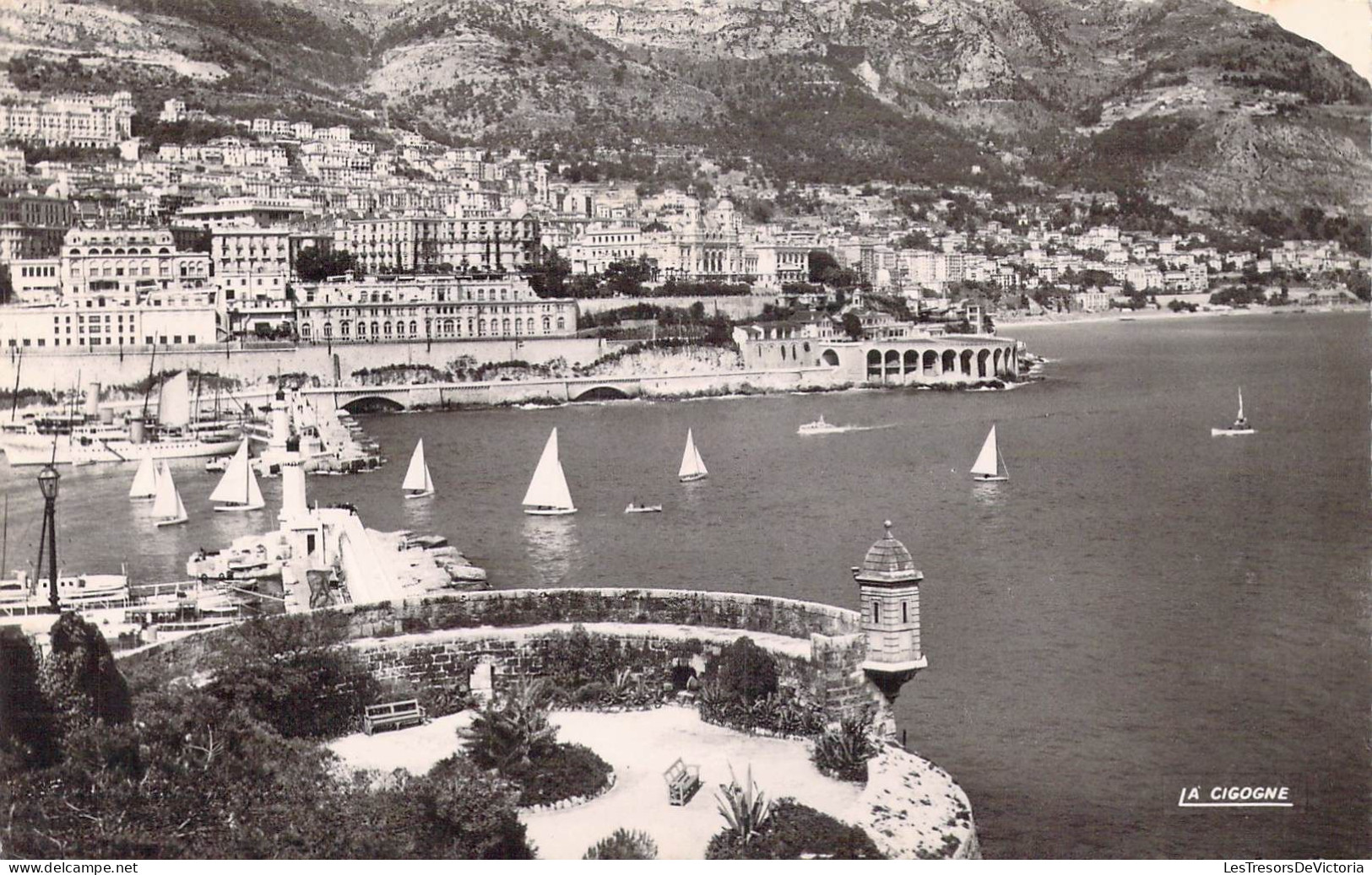 MONACO - Monte-Carlo - Les Régates - Vue Prise Du Fort Antoine - Carte Postale Ancienne - Monte-Carlo