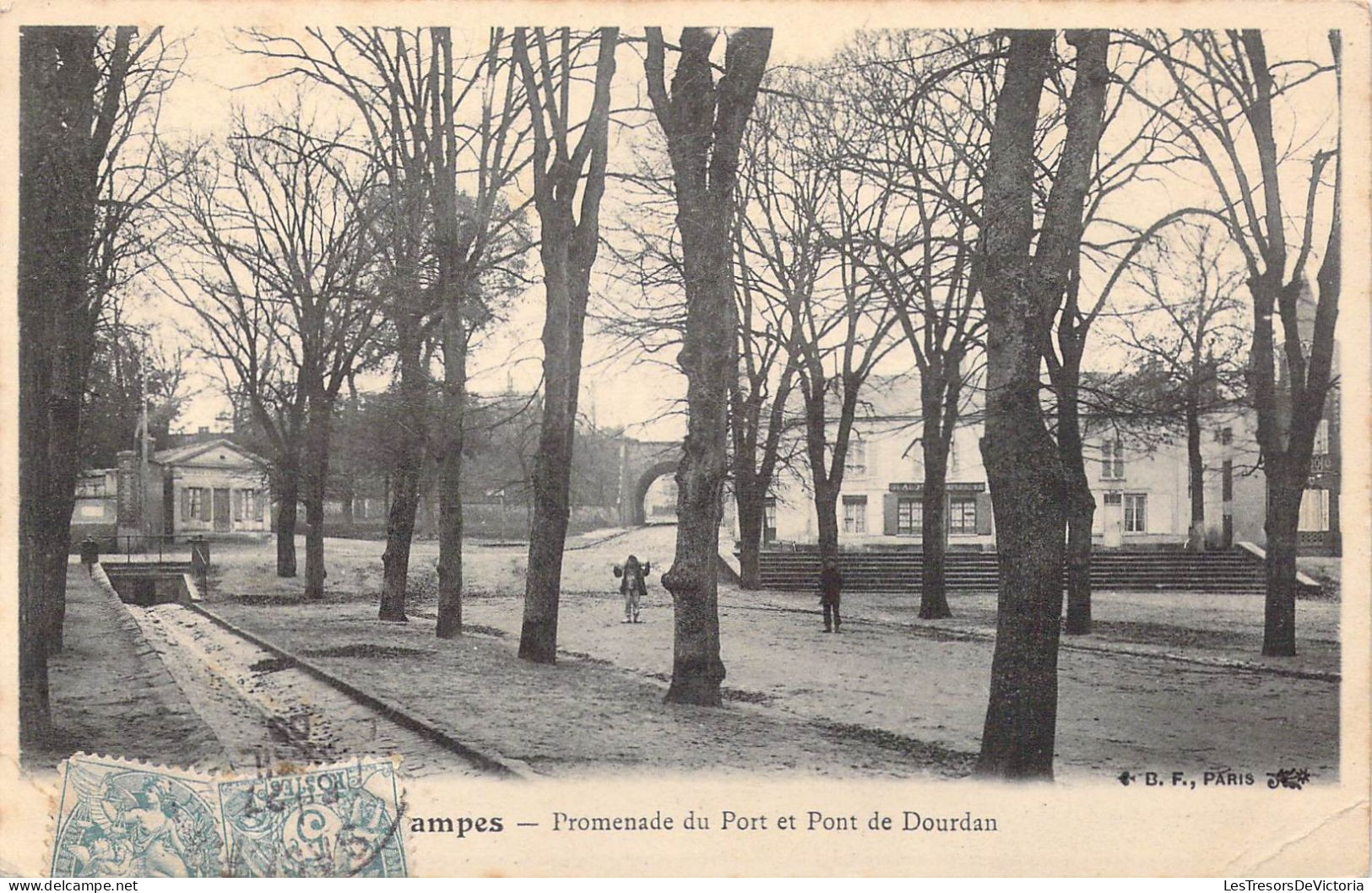 FRANCE - 91 - Etampes - Promenade Du Port Et Pont De Dourdan - Carte Postale Ancienne - Etampes