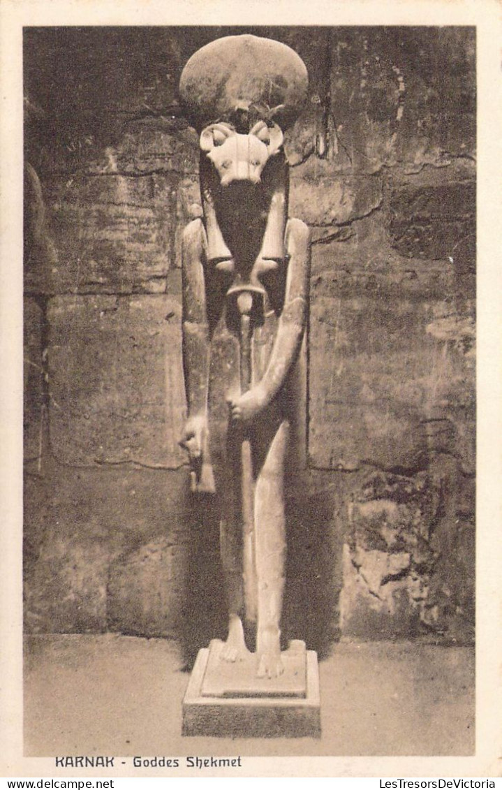 EGYPTE - Karnak - Goddes Shekmet - Carte Postale Ancienne - Autres & Non Classés