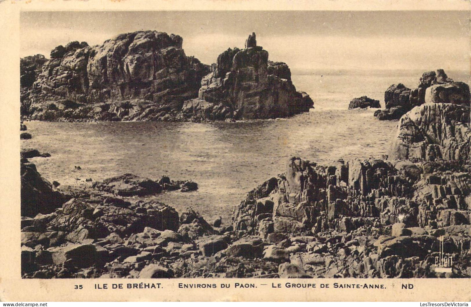 FRANCE - 22 - Ile De Bréhat - Environs Du Paon - Le Groupe De Sainte-Anne - Carte Postale Ancienne - Ile De Bréhat