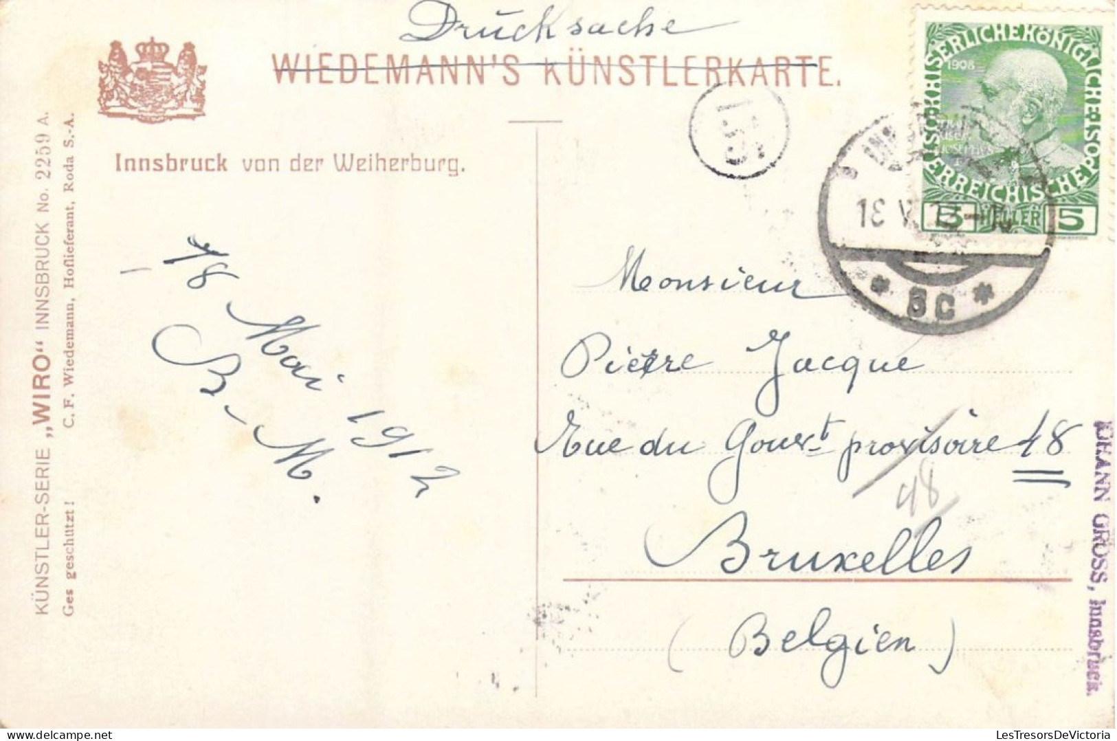 AUTRICHE - Innsbruck - Von Der Weiherburg - Carte Postale Ancienne - Innsbruck
