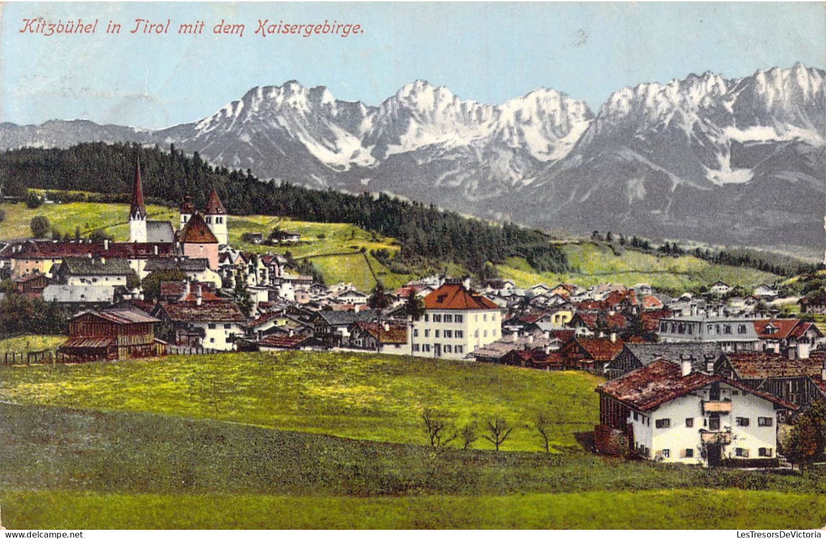 AUTRICHE - Kitzbuhel In Tirol Mit Dem Kaisergebirge - Carte Postale Ancienne - Kitzbühel