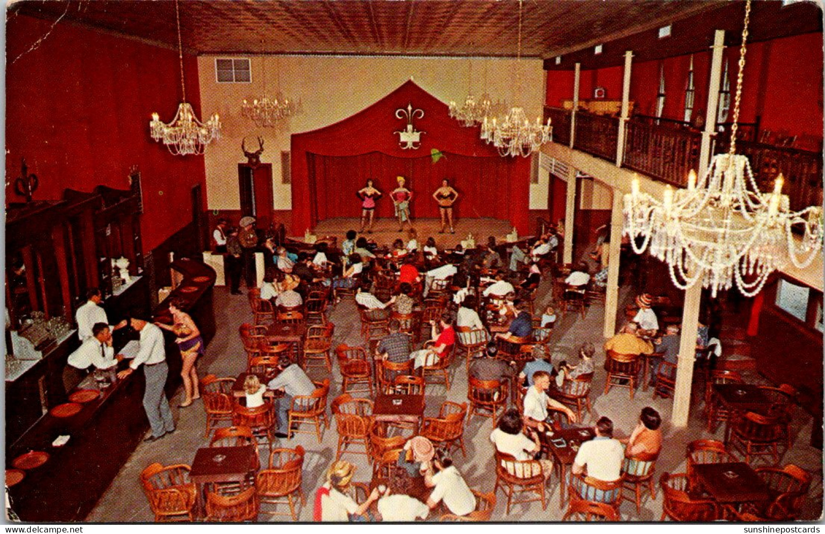 Florida Silver Springs Six Gun Territoy Can-Can Girls In The Palace Saloon And Theatre  - Silver Springs