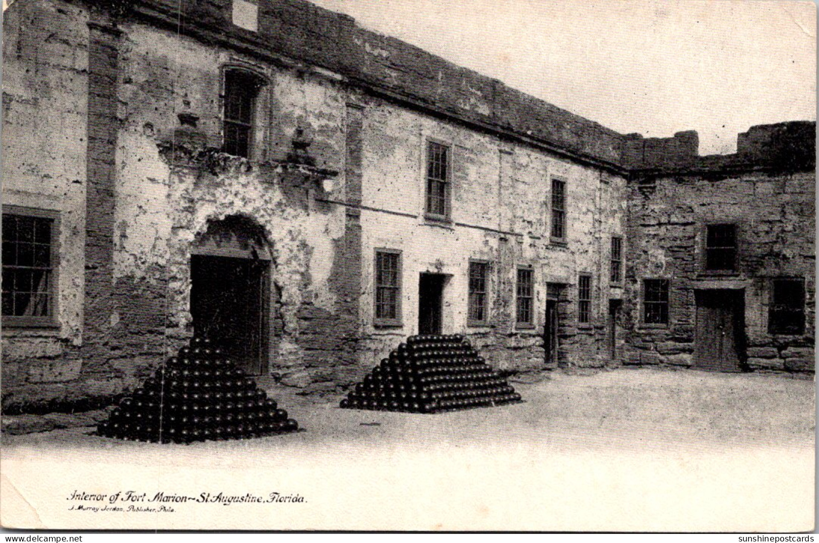 Florida St Augustine Interior Of Fort Marion  - St Augustine