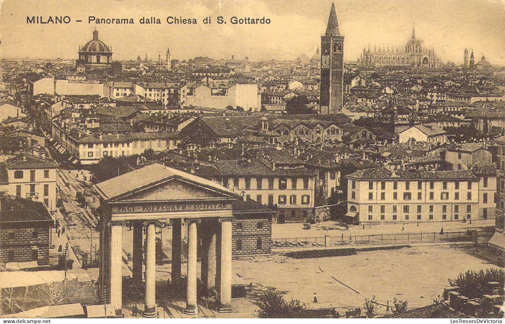 ITALIE - Milano - Panorama Dalla Chiesa Di S. Gottardo - Carte Postale Ancienne - Milano (Milan)