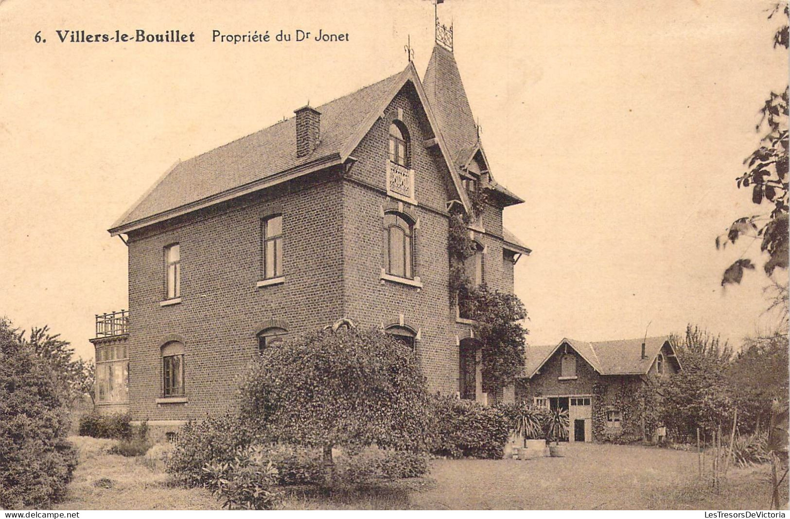 BELGIQUE - Villers-le-Bouillet - Propriété Du Dr Jonet - Carte Postale Ancienne - Villers-le-Bouillet