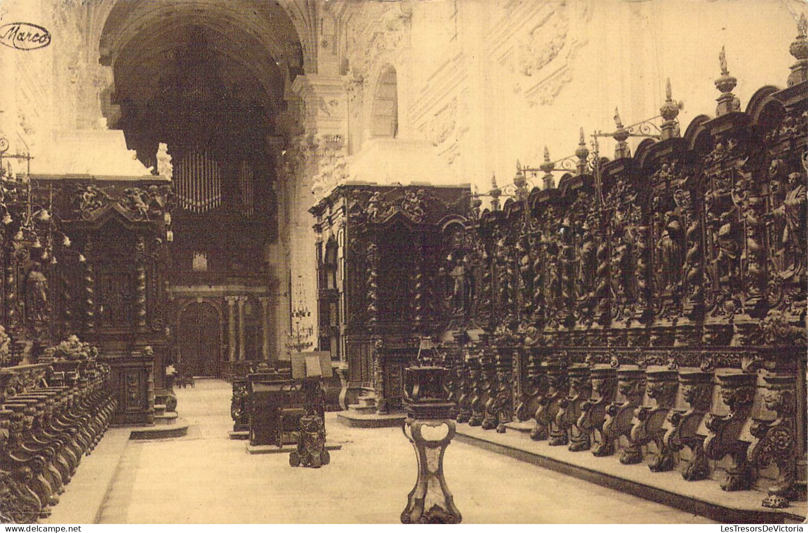 BELGIQUE - Averbode - Les Stalles Et Les Orgues - Carte Postale Ancienne - Sonstige & Ohne Zuordnung