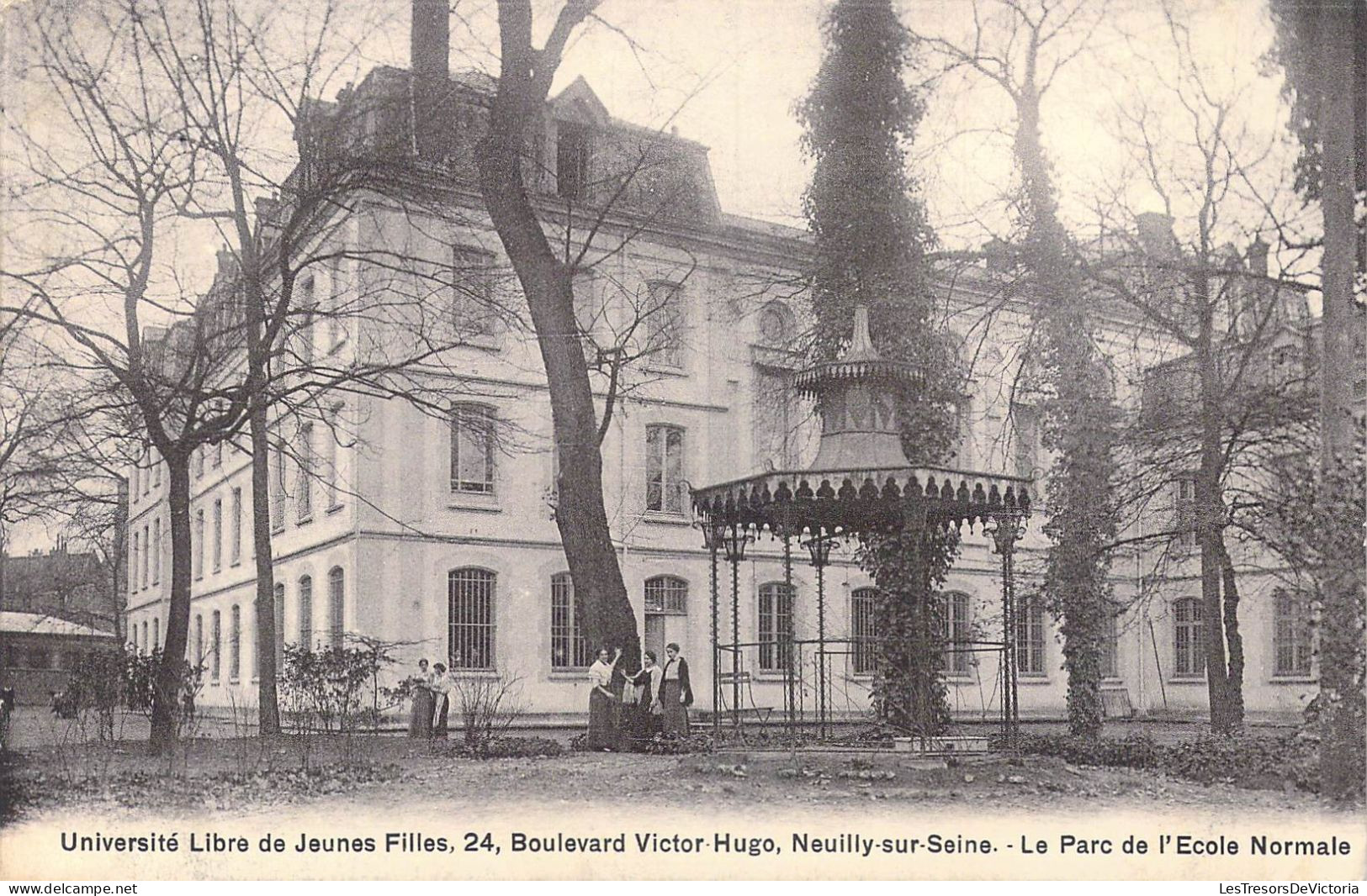 FRANCE - 92 - Neuilly Sur Seine - Université Libre De Jeunes Filles - 24 Boulevard Victor Hugo - Carte Postale Ancienne - Neuilly Sur Seine