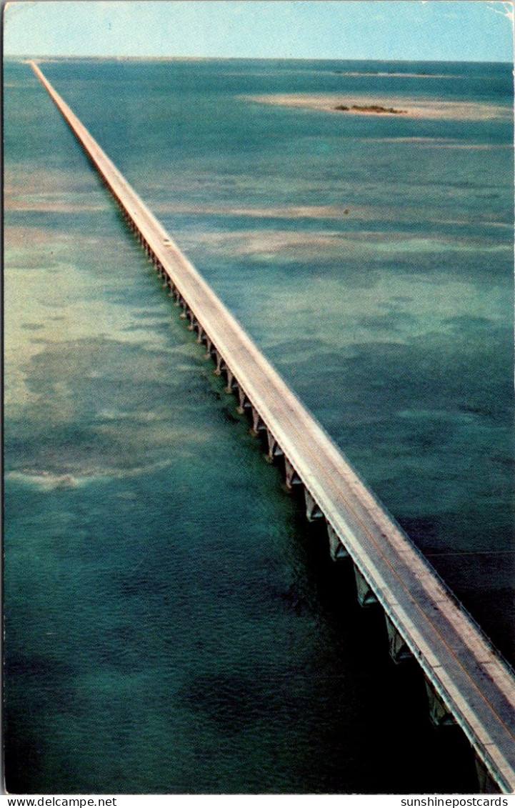 Florida Keys Aerial View Of The Seven Mile Bridge - Key West & The Keys