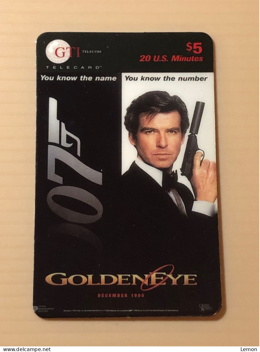 Mint USA UNITED STATES America Prepaid Telecard Phonecard, James Bond 007 Goldeneye, Set Of 1 Mint Card - Collezioni