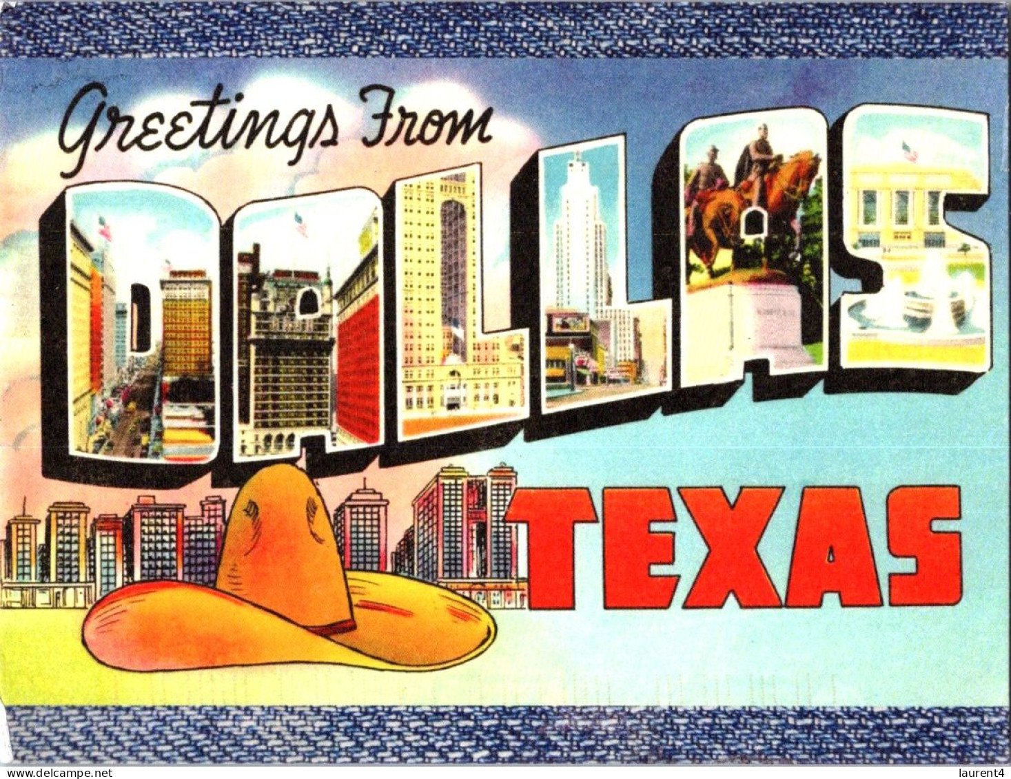 6-8-2023 (1 T 36) USA (posted To Australia) - Greetings From Dallas TEXAS - Dallas