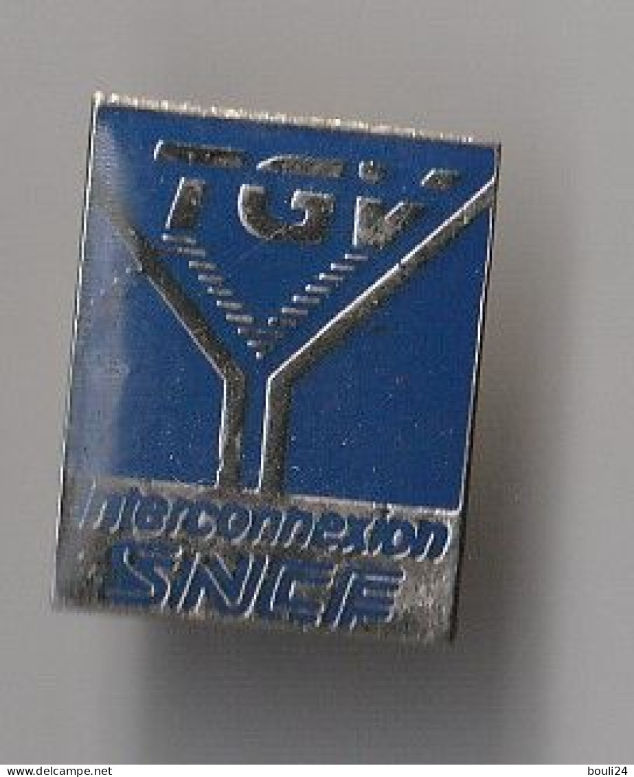 PIN'S THEME TGV  INTERCONNEXION SNCF - TGV