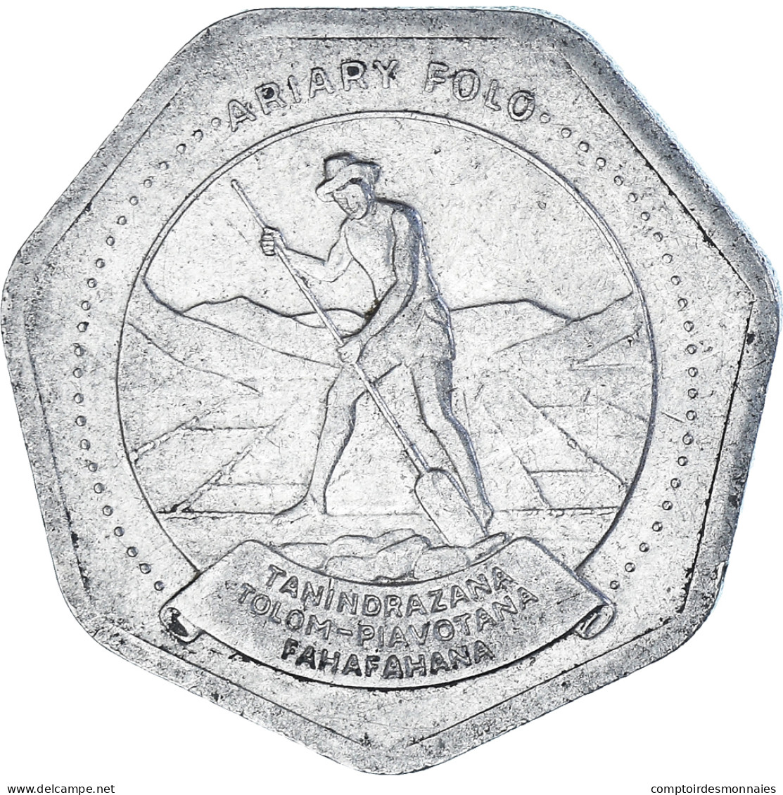 Monnaie, Madagascar, 10 Ariary, 1992 - Madagaskar