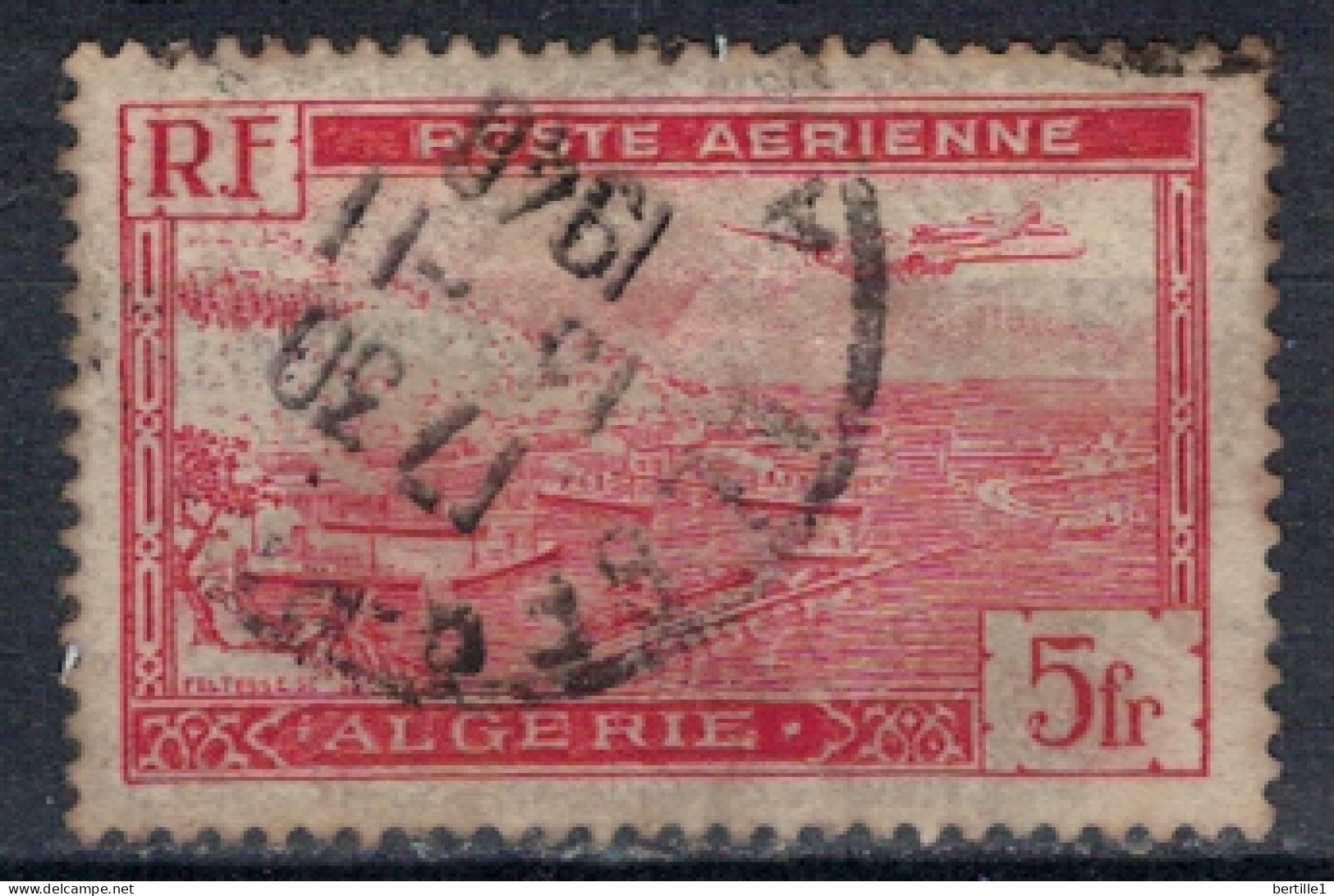 ALGERIE      N°  YVERT  PA 1 ( 3 )  Oblitéré ( OB 11/46   ) - Poste Aérienne