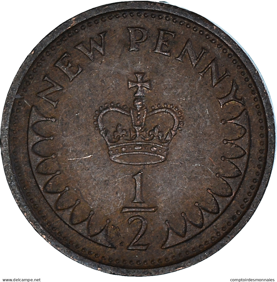 Monnaie, Grande-Bretagne, 1/2 New Penny, 1978 - 1/2 Penny & 1/2 New Penny