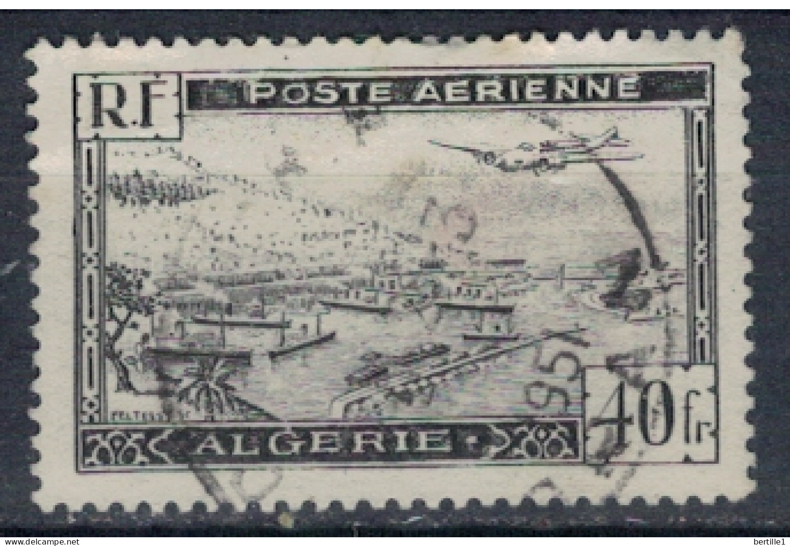 ALGERIE      N°  YVERT  PA 6 Oblitéré ( OB 11/47  ) - Airmail