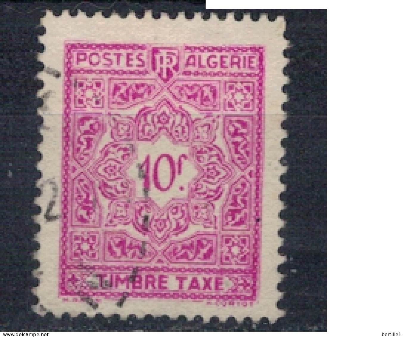 ALGERIE      N°  YVERT  TAXE  43  Oblitéré ( OB 11/47  ) - Timbres-taxe