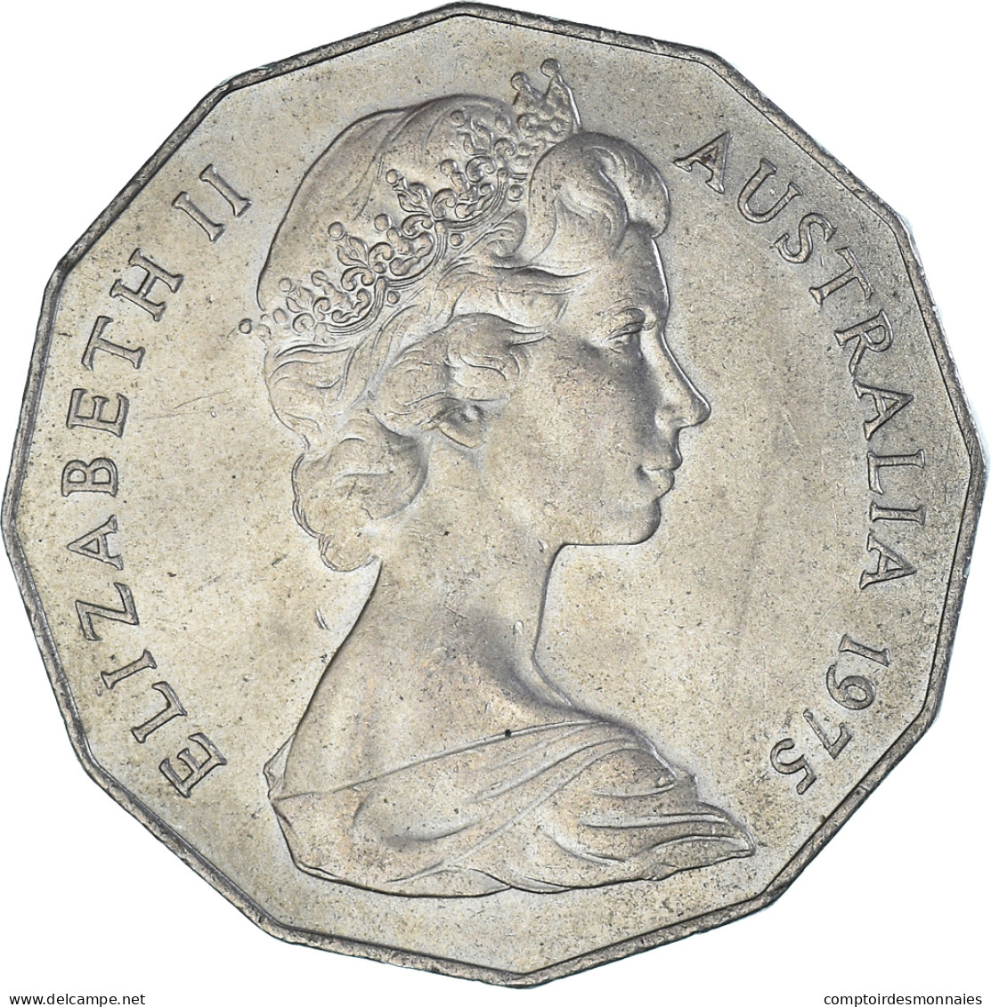 Monnaie, Australie, 50 Cents, 1975 - 50 Cents