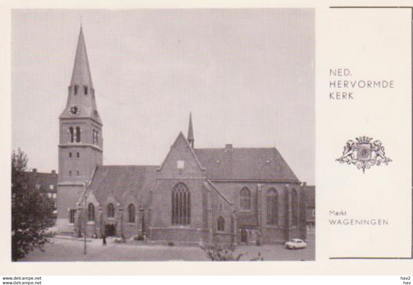 Wageningen N.H. Kerk, Markt, Wapen RY12650 - Wageningen