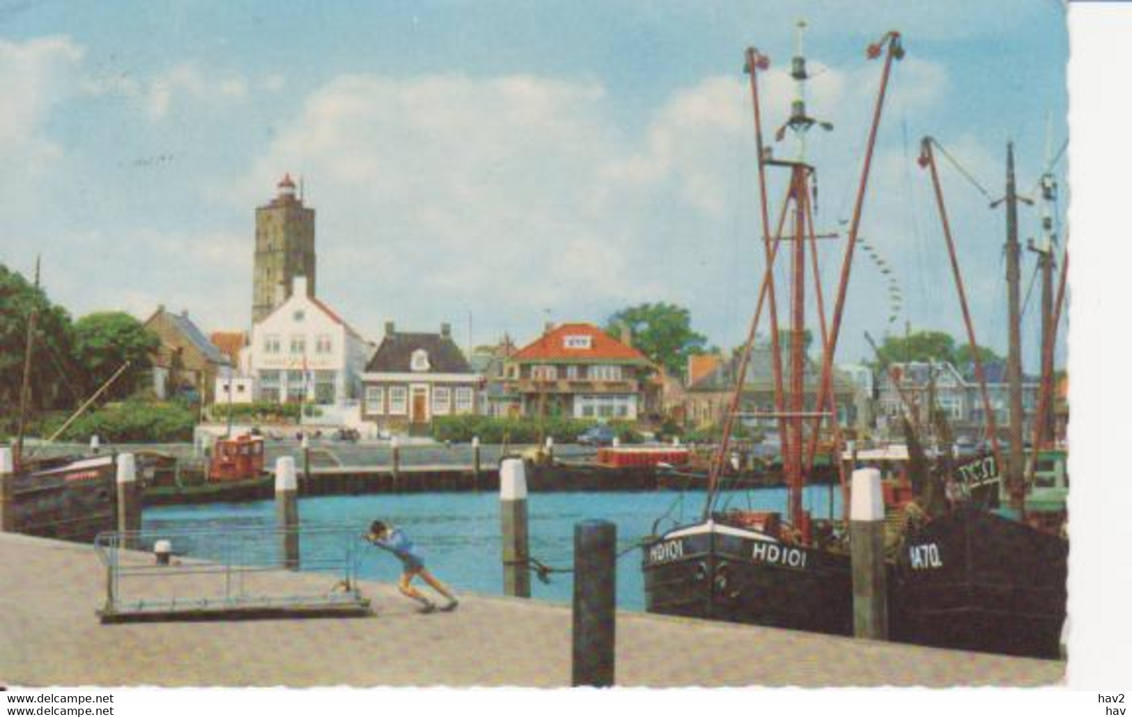 Terschelling Haven Vuurtoren 1962 RY12465 - Terschelling