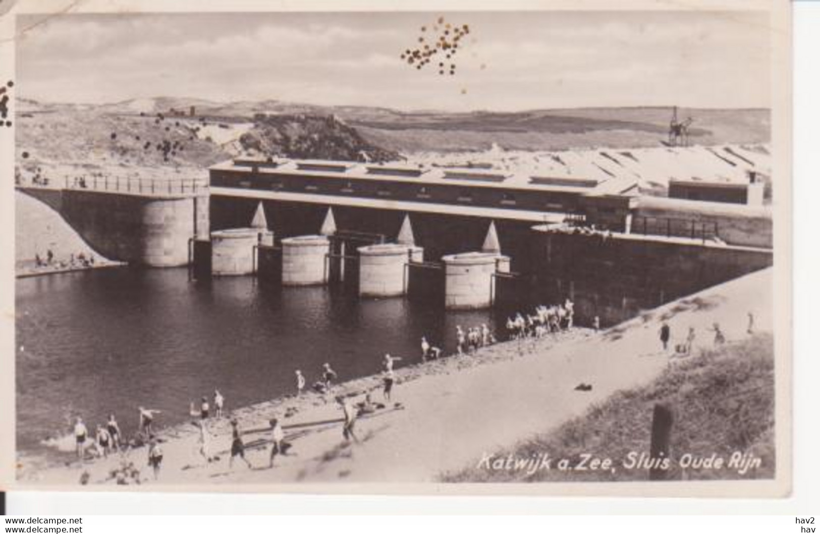 Katwijk Aan Zee Sluis Oude Rijn Ca. 1943 RY12384 - Katwijk (aan Zee)