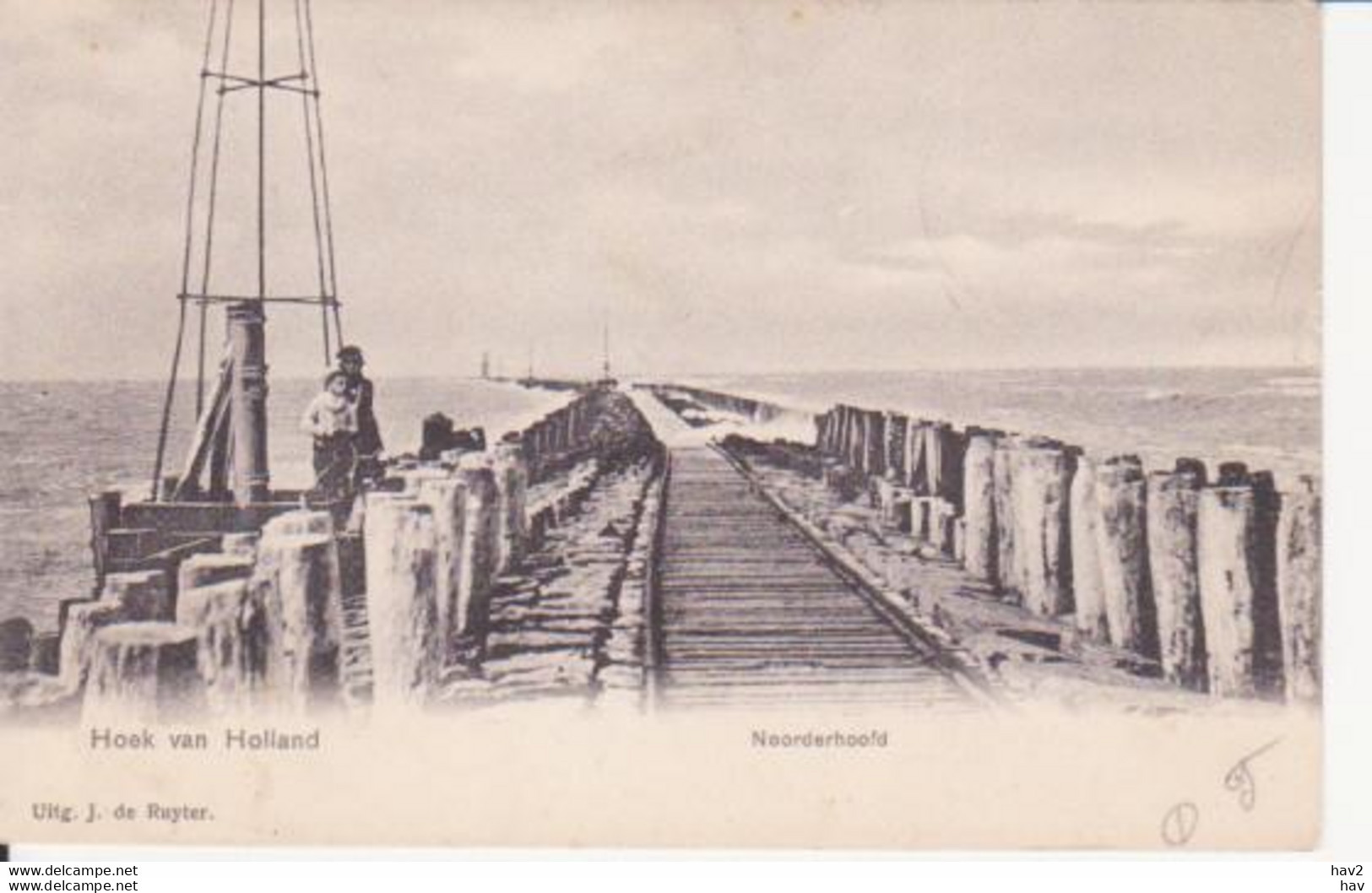 Hoek Van Holland Noorderhoofd Ca. 1904 RY12366 - Hoek Van Holland