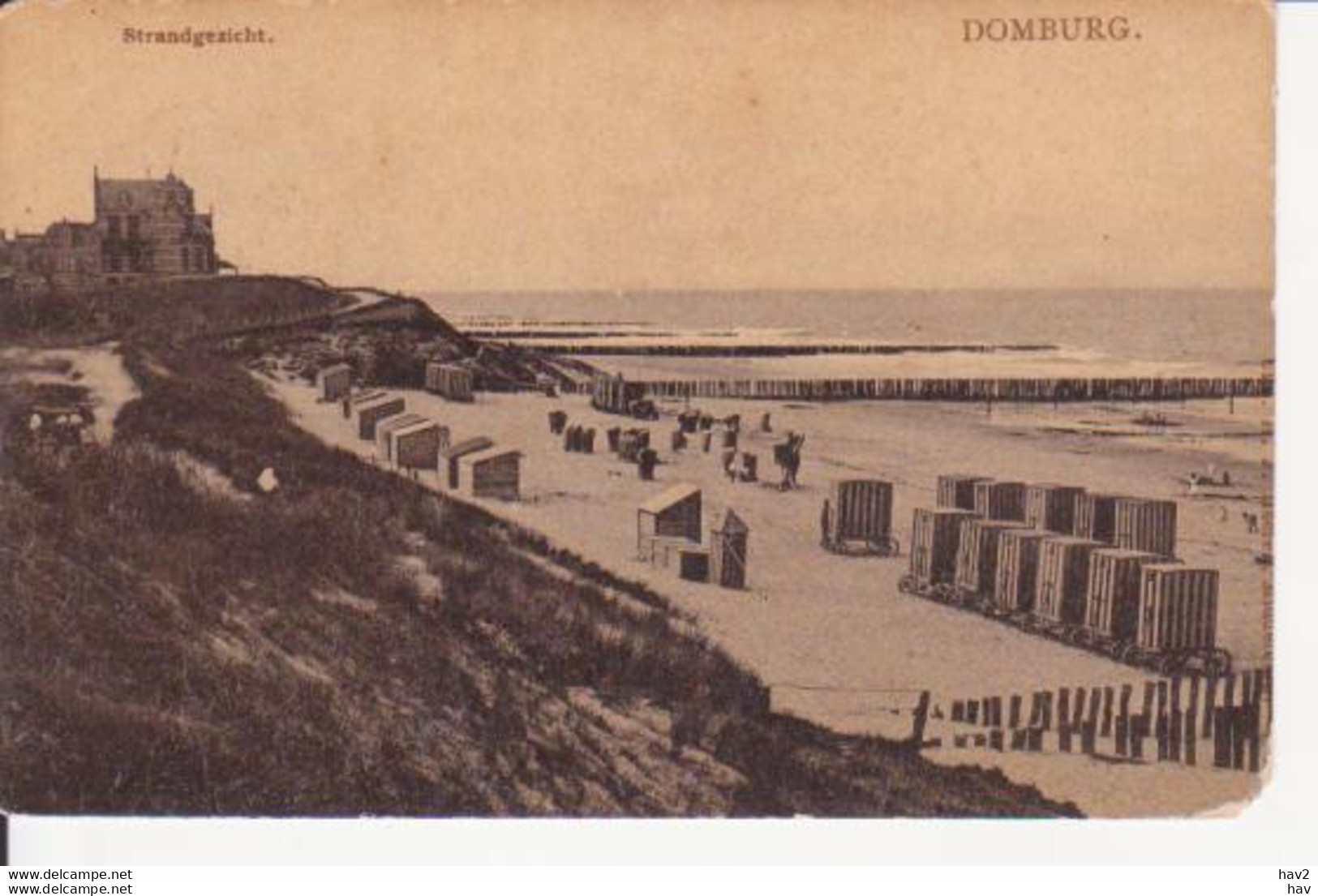 Domburg Strandgezicht 1908  RY11947 - Domburg