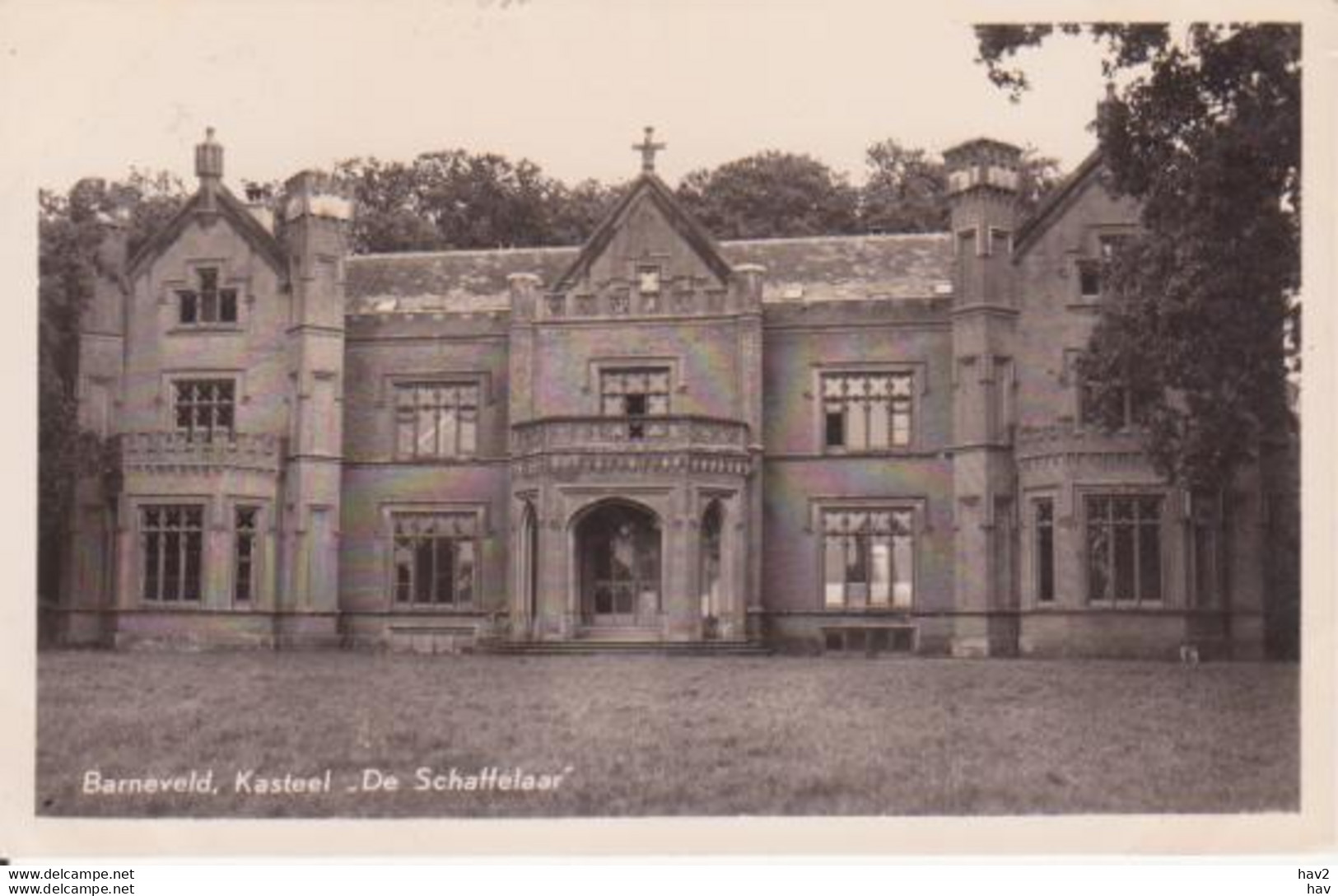 Barneveld Kasteel De Schaffelaar 1954 RY13955 - Barneveld