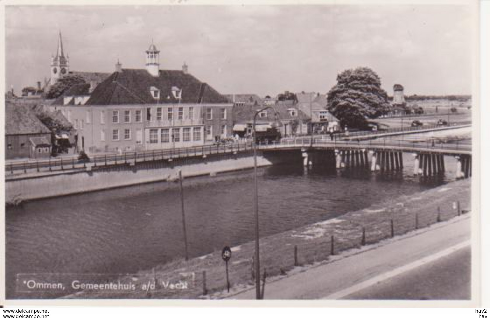 Ommen Gemeentehuis A/d Vecht 1958 RY13936 - Ommen