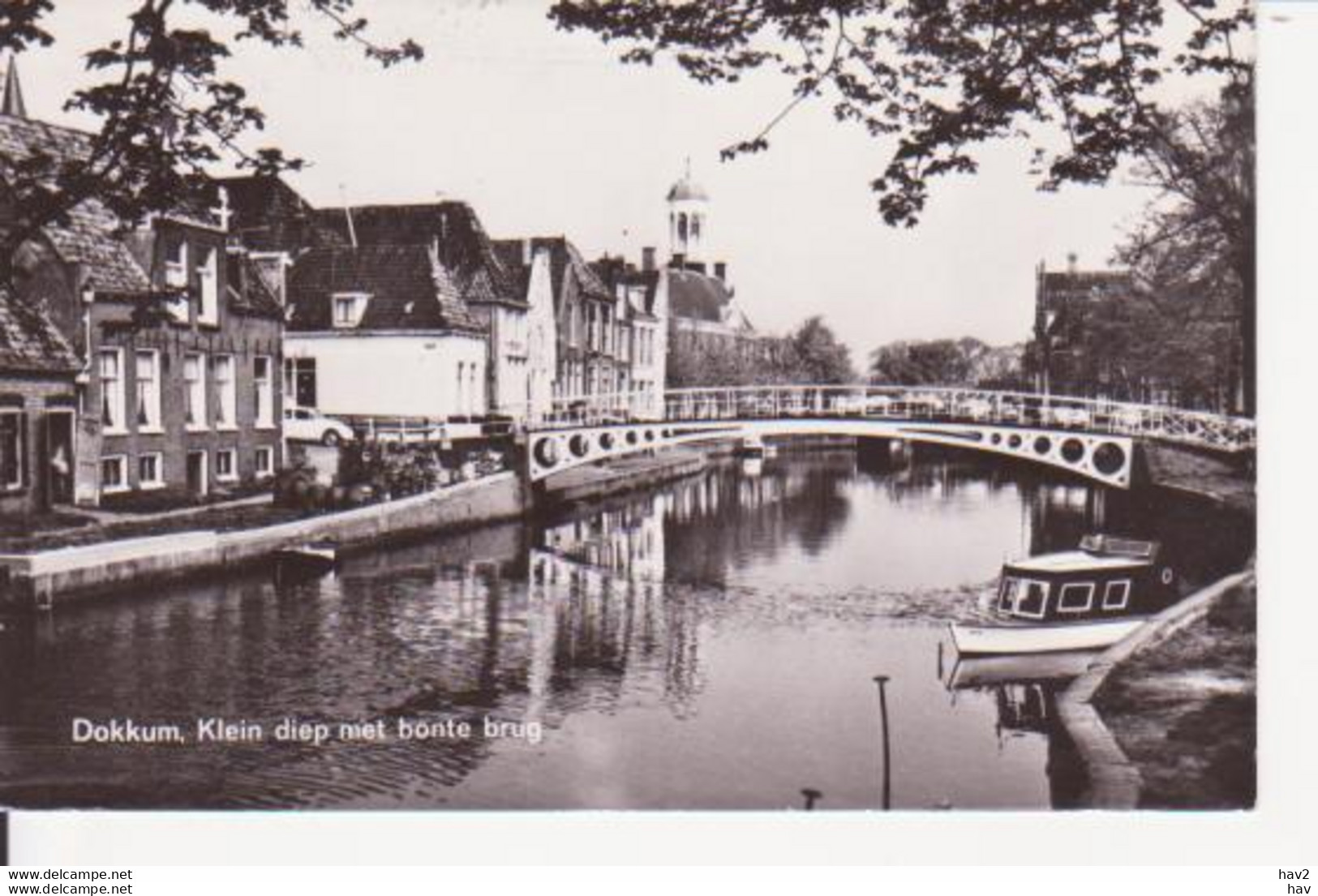 Dokkum Klein Diep Met Bonte Brug RY13755 - Dokkum