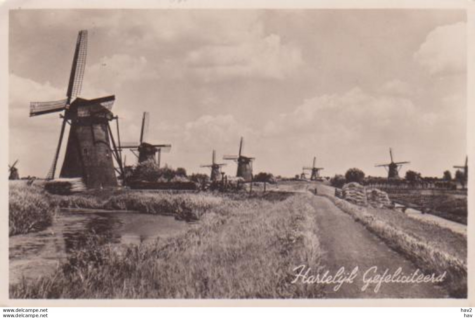 Kinderdijk  Molens 1941 RY13585 - Kinderdijk