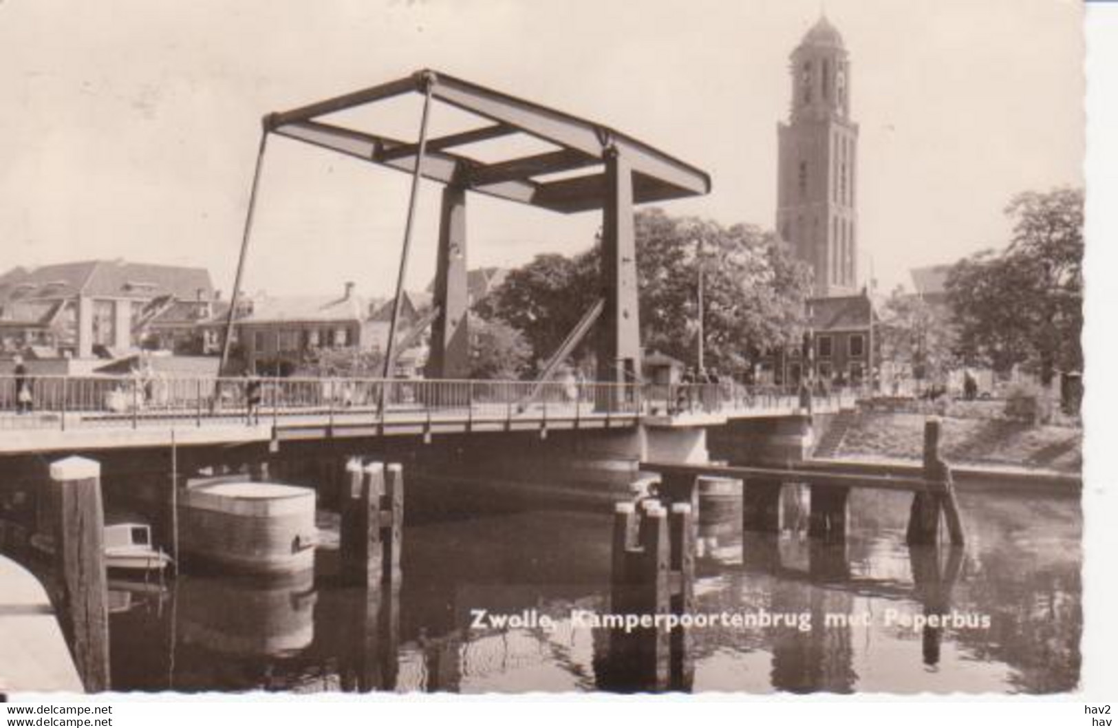 Zwolle Kamperpoorterbrug 1963  RY13448 - Zwolle