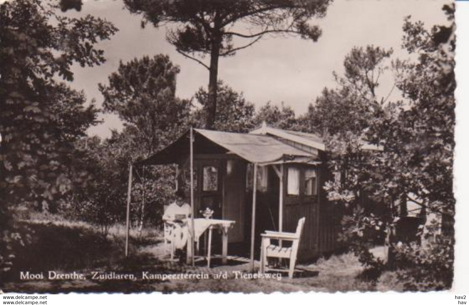 Zuidlaren Kampeerterrein  A/d Tienelsweg '58 RY13443 - Zuidlaren