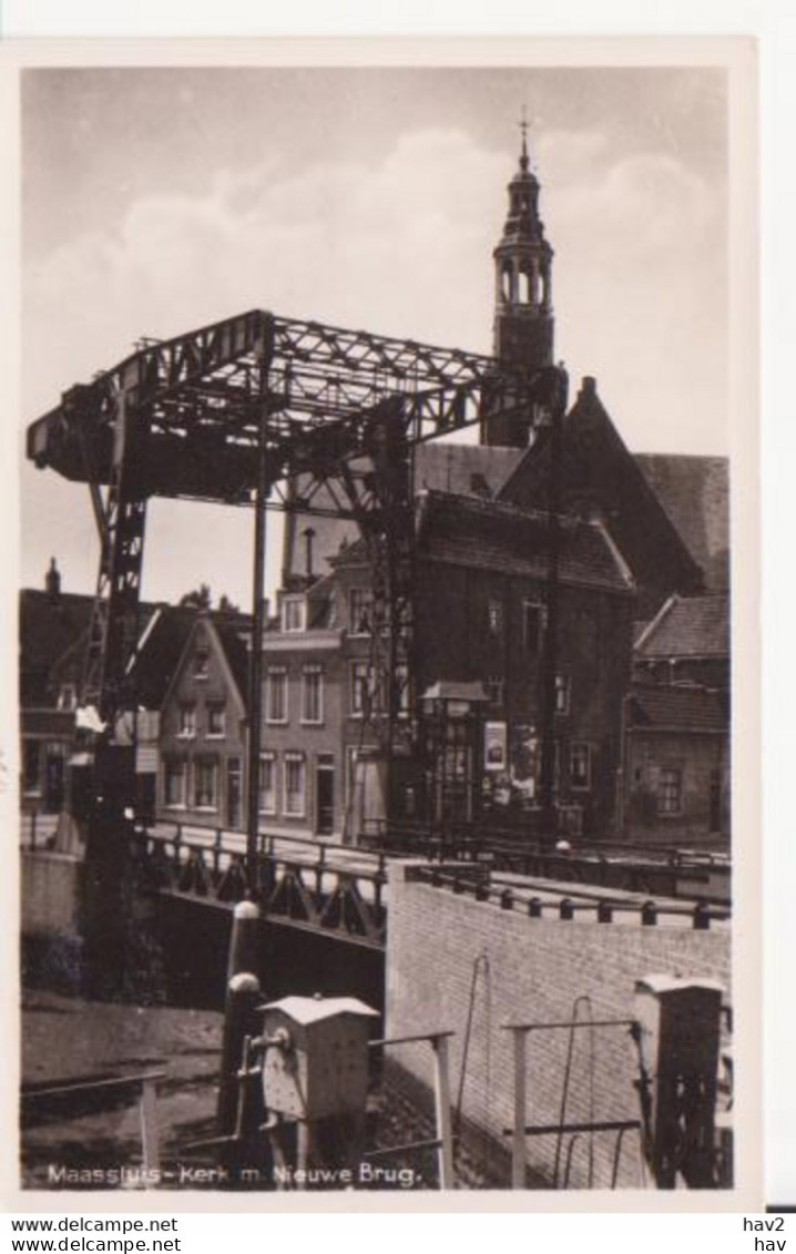 Maassluis Kerk Met Nieuwe Brug RY14804 - Maassluis