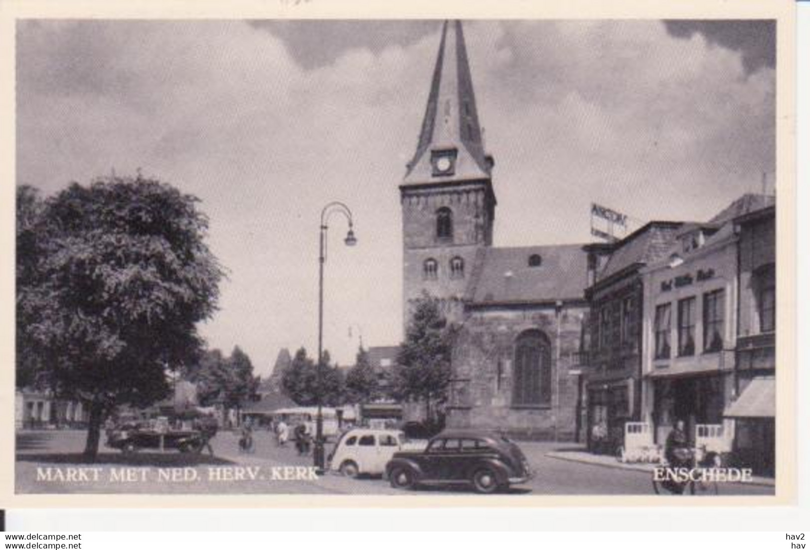 Enschede Markt, N.H. Kerk RY14663 - Enschede