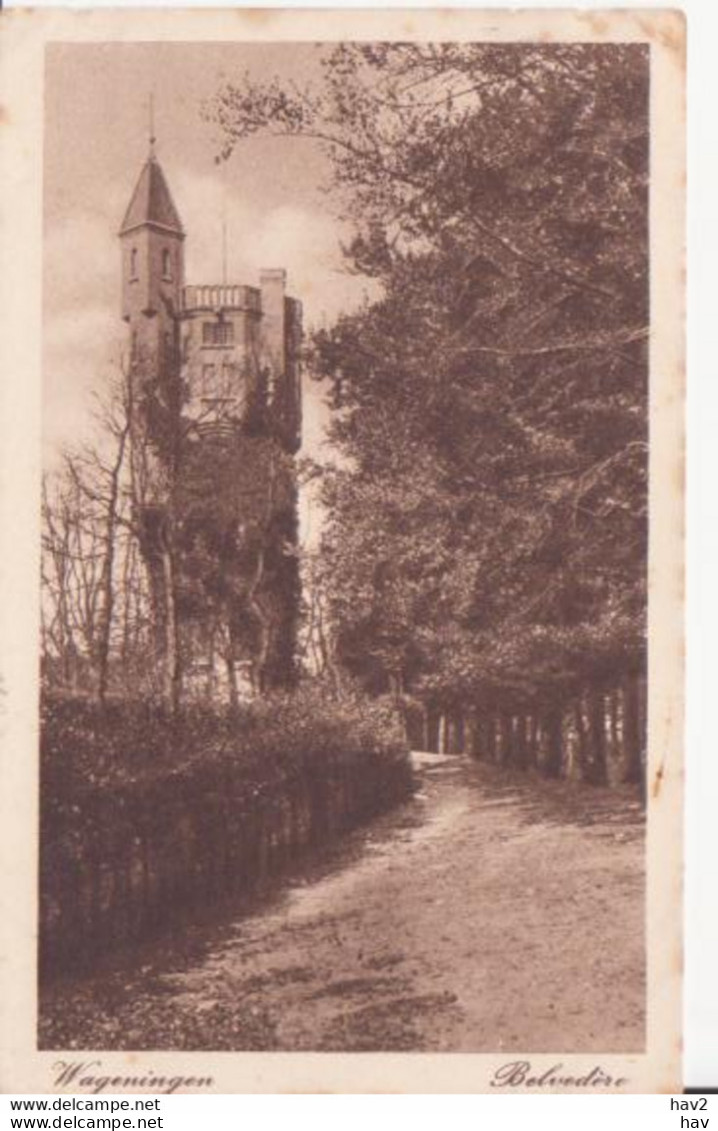 Wageningen Belvedere 1925 RY14449 - Wageningen