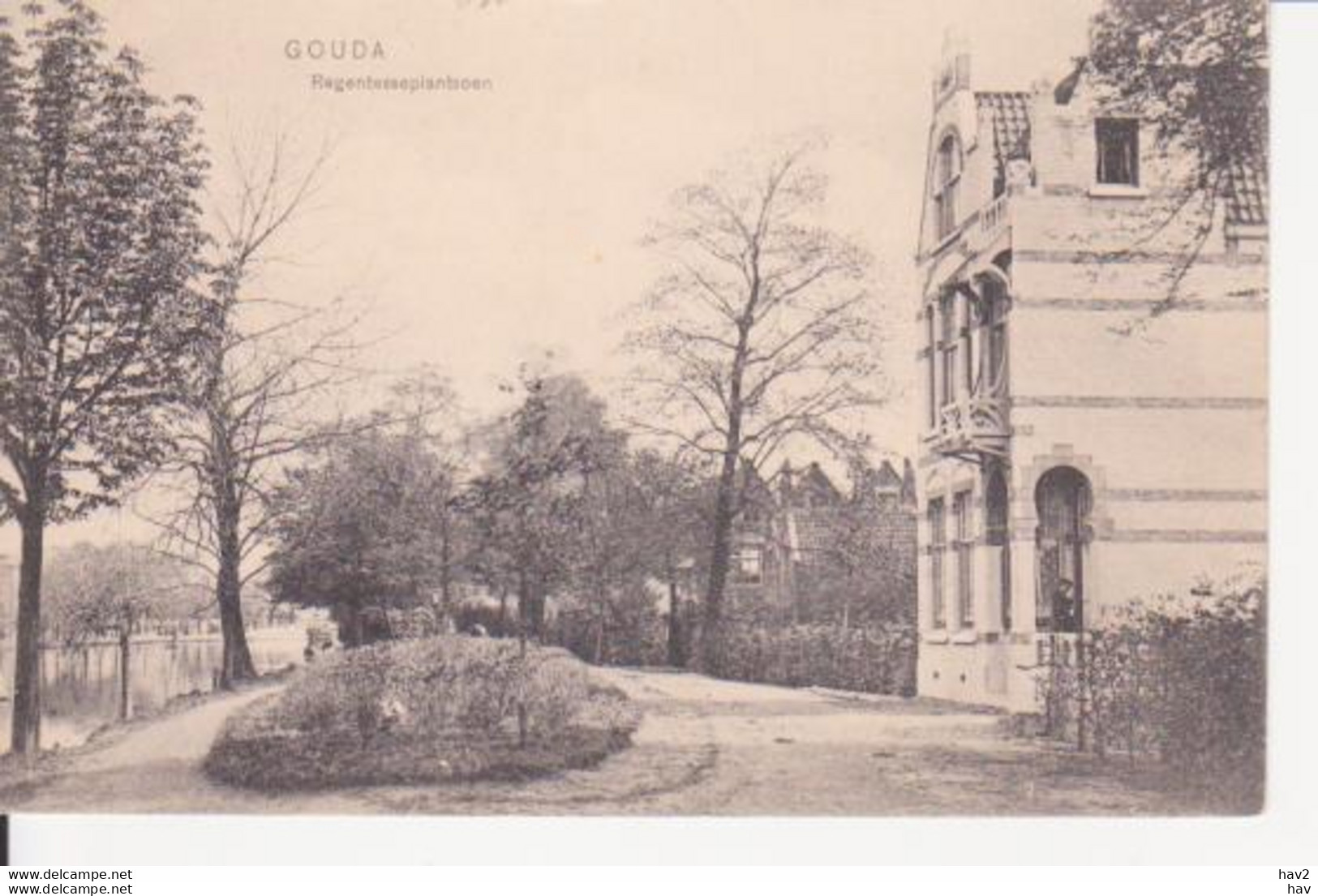 Gouda Regentesseplantsoen Ca. 1905 RY14389 - Gouda