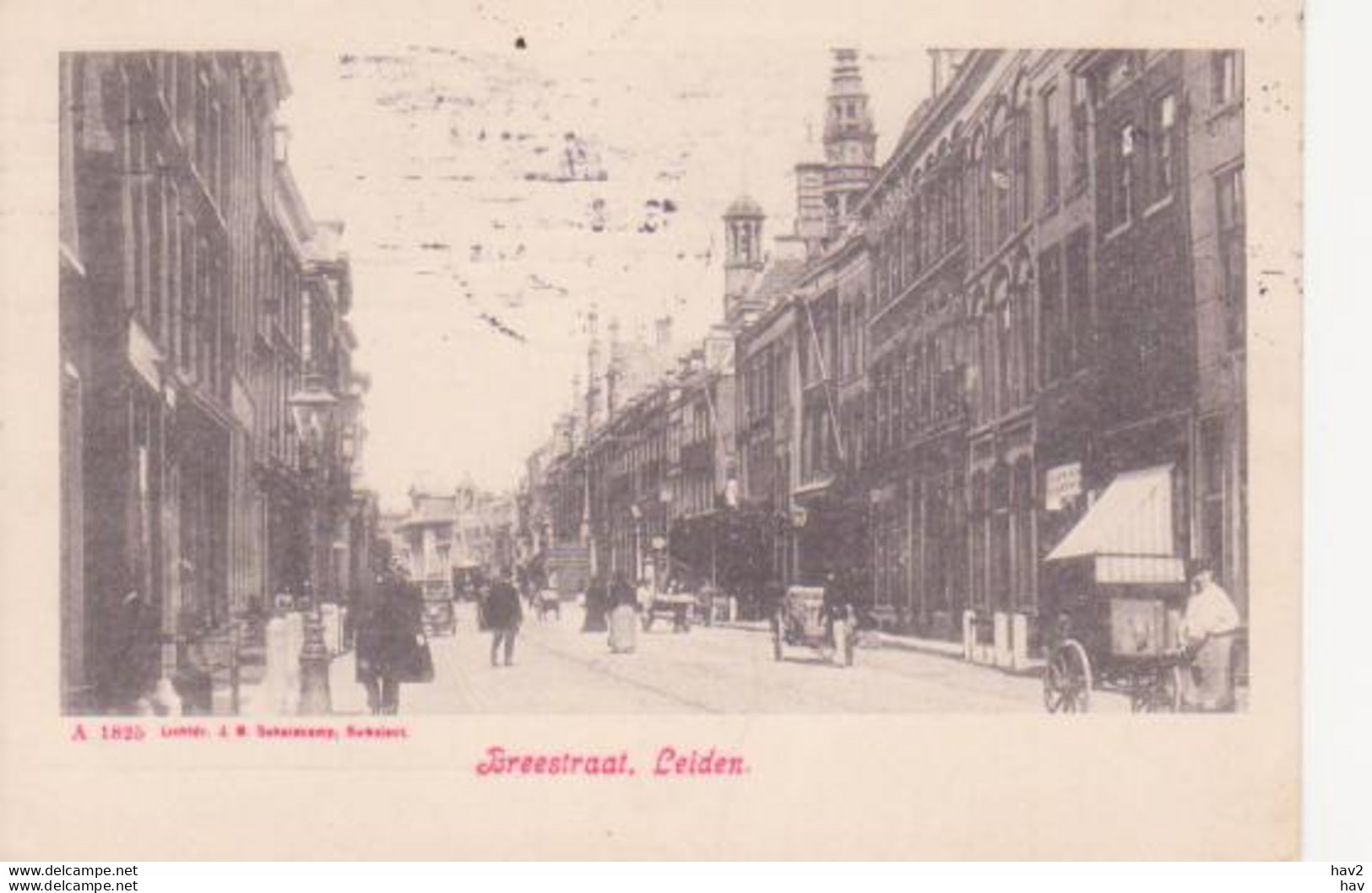 Leiden Breestraat 1909 RY14335 - Leiden