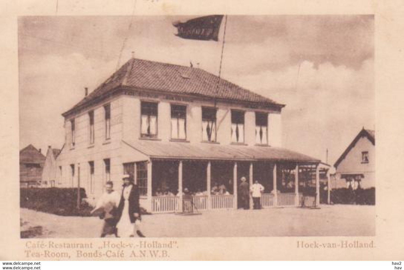 Hoek Van Holland Bondscafé ANWB 1921 RY15974 - Hoek Van Holland