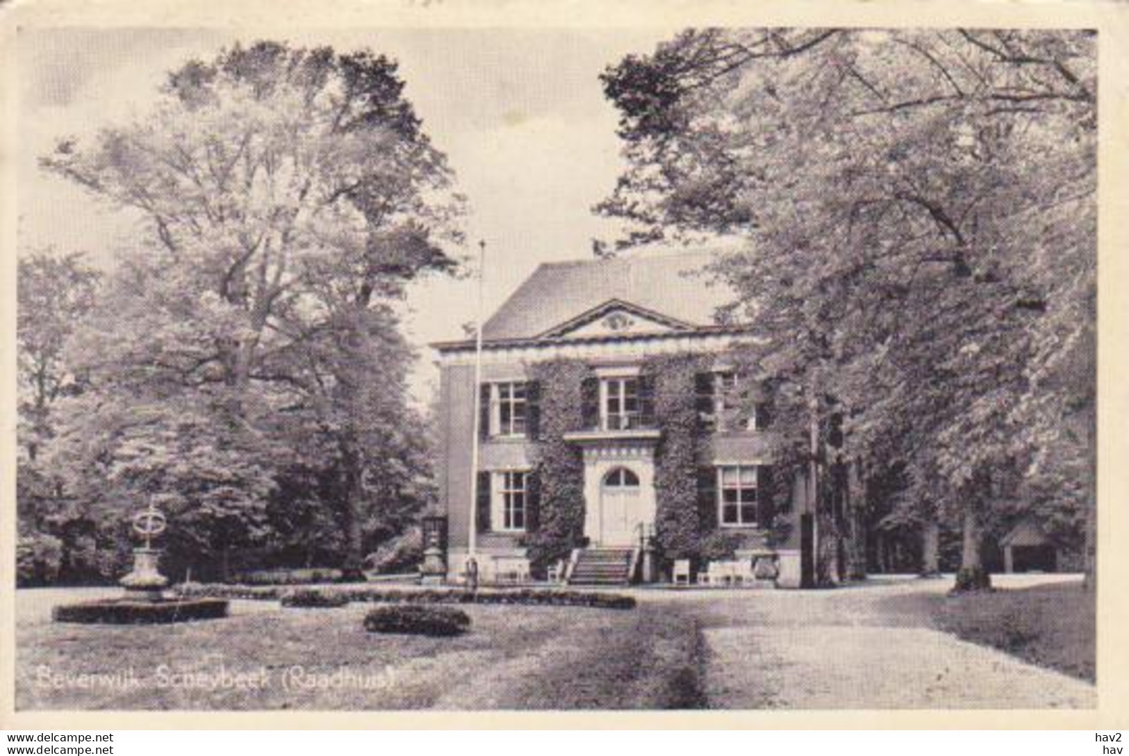 Beverwijk Scheybeek Raadhuis 1952 RY15841 - Beverwijk