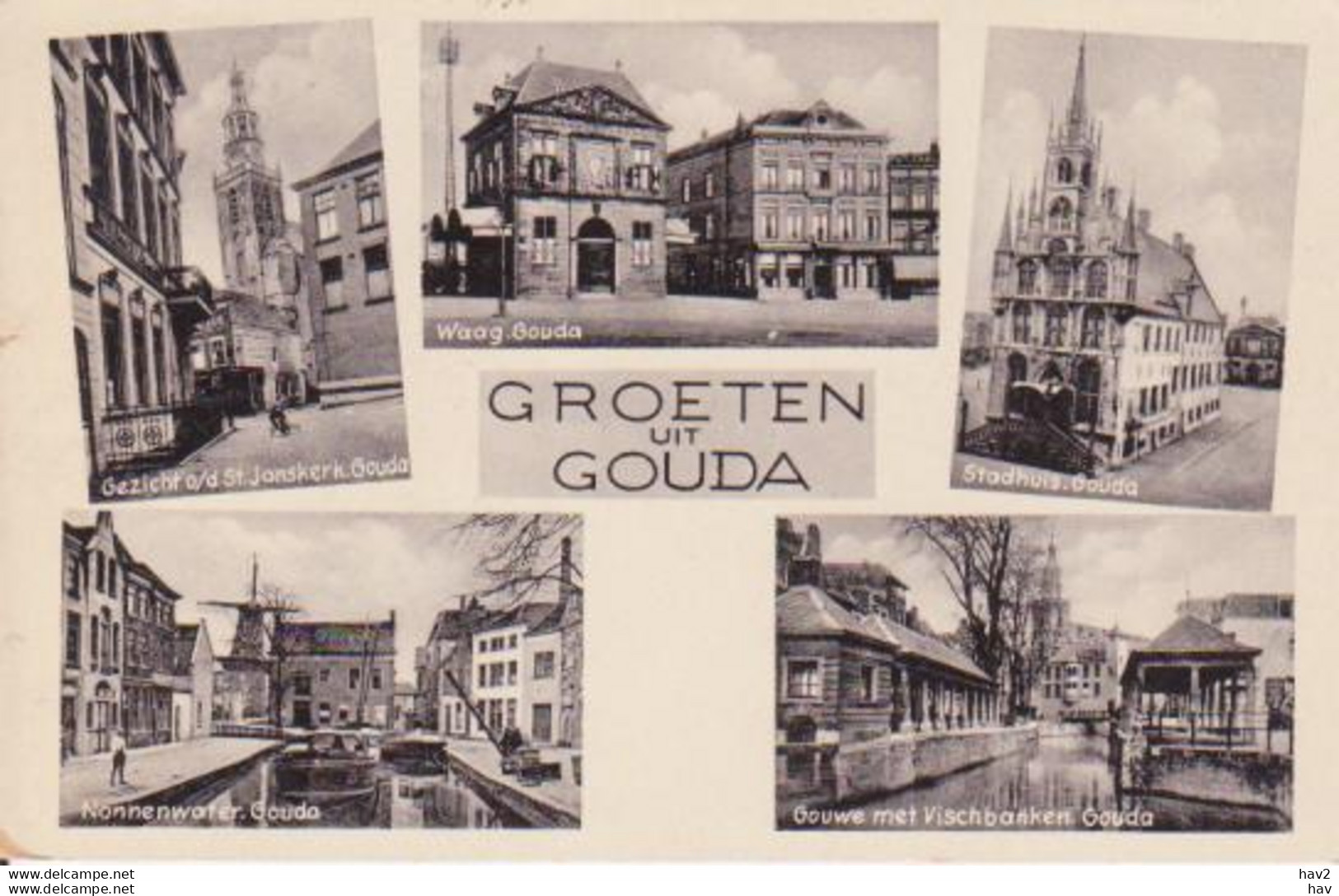 Gouda 5-luik 1935  RY15446 - Gouda