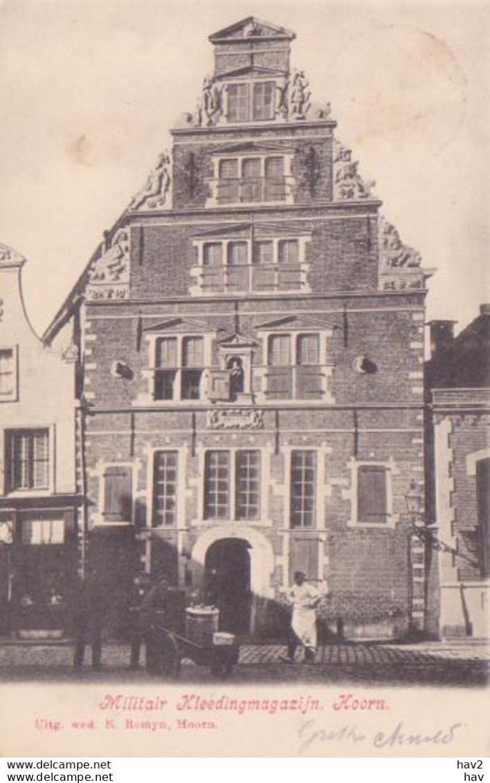 Hoorn Militair Kledingmagazijn Ca. 1905 RY15550 - Hoorn