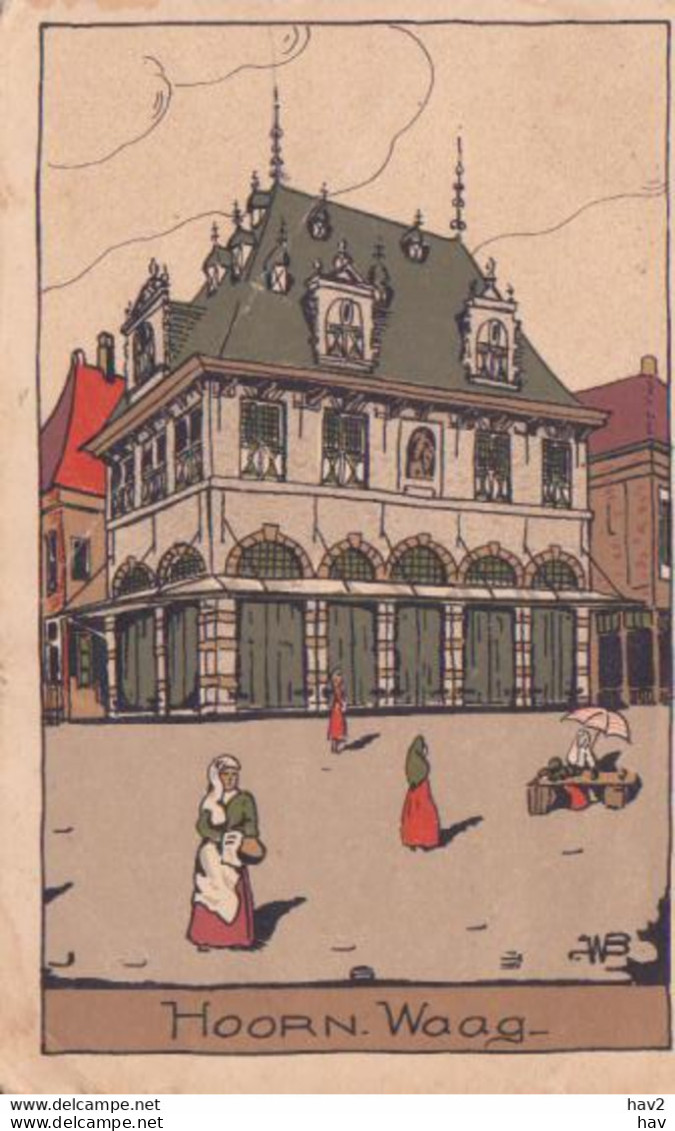 Hoorn Waag Tekening 1925 RY15370 - Hoorn