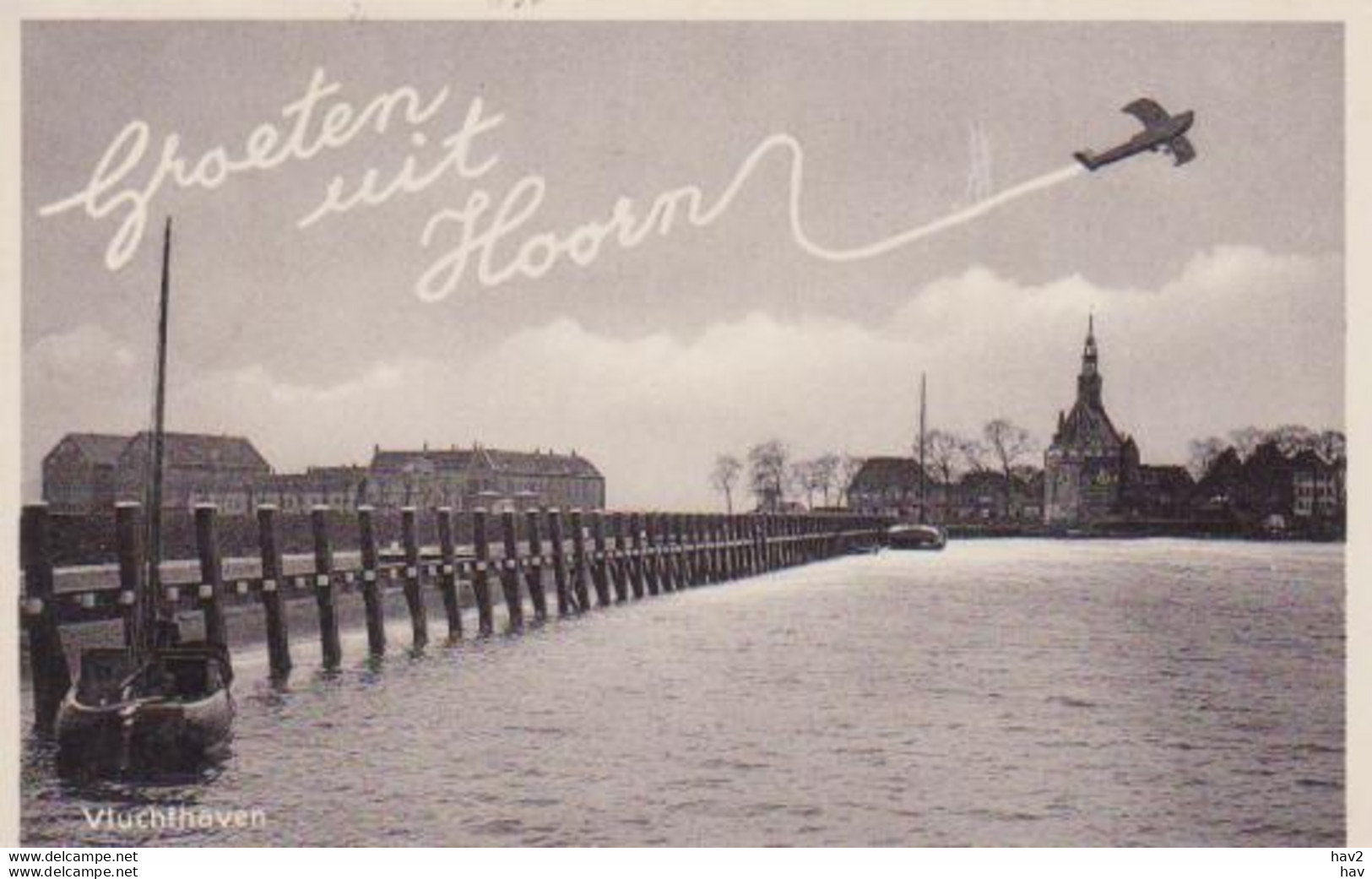 Hoorn Vluchthaven 1936 Vliegtuig RY15366 - Hoorn