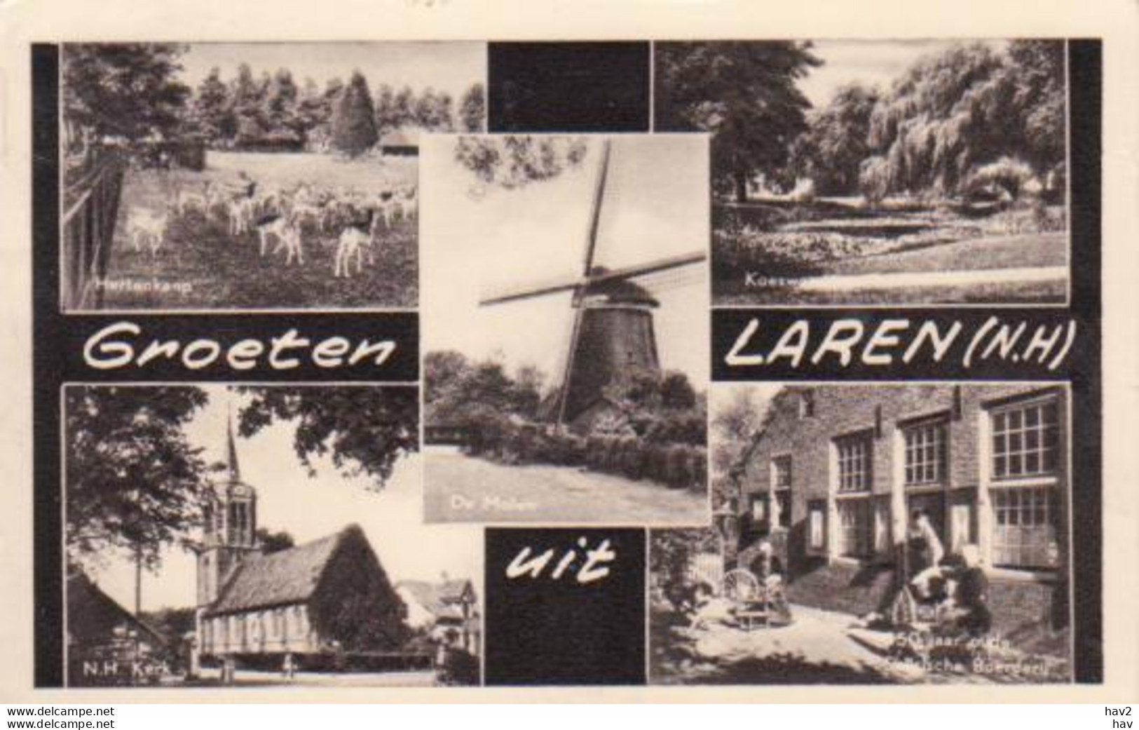 Laren 5-luik Met Molen RY15356 - Laren (NH)