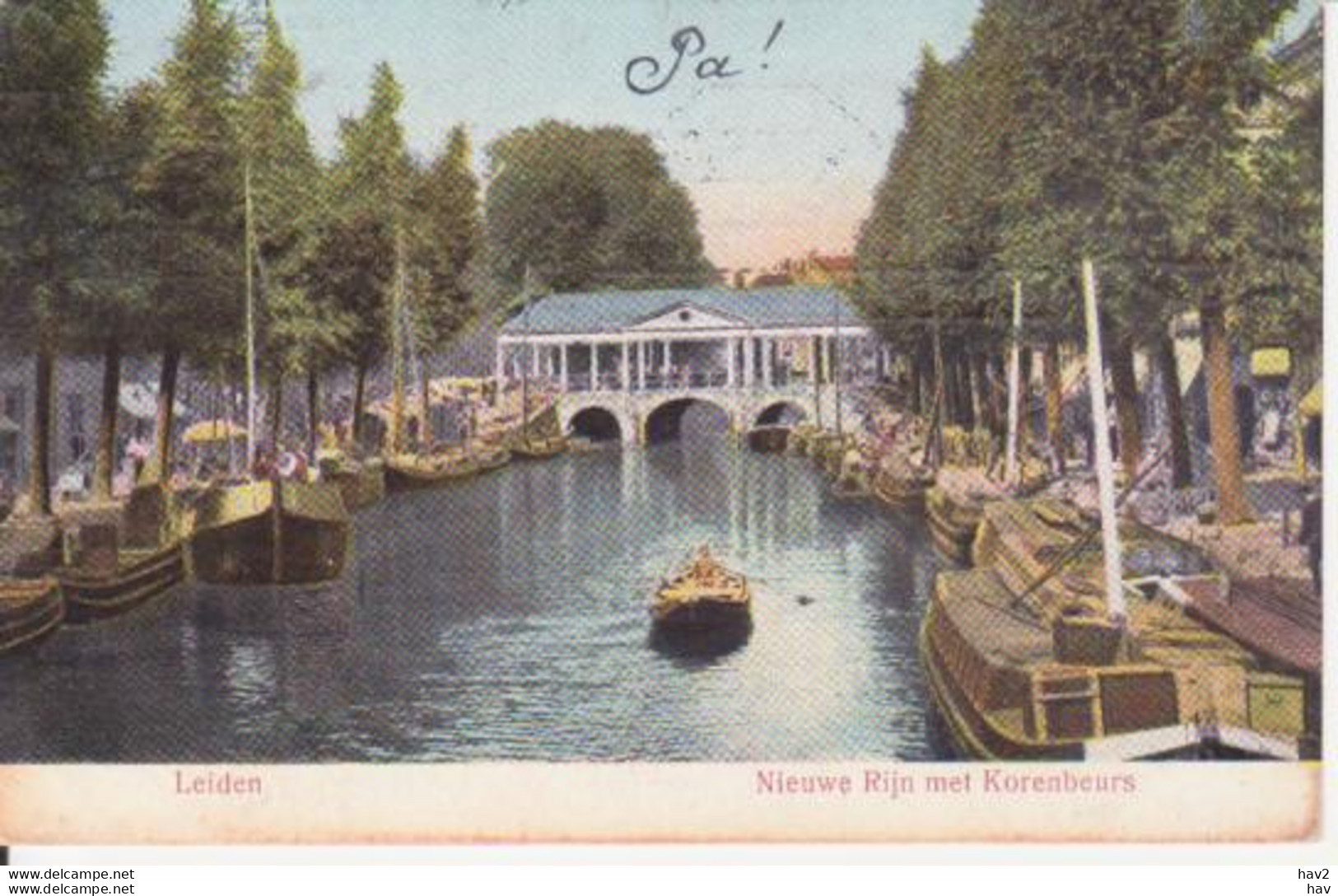 Leiden Nieuwe Rijn, Korenbeurs 1903 RY15213 - Leiden