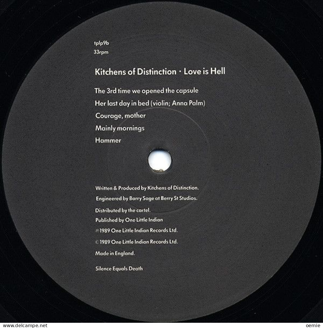 KITCHENS  OF DISTINCTION  / LOVE IS HELL - Other - English Music