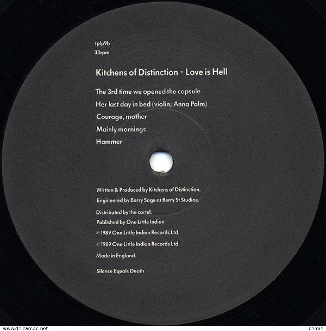 KITCHENS  OF DISTINCTION  / LOVE IS HELL - Sonstige - Englische Musik