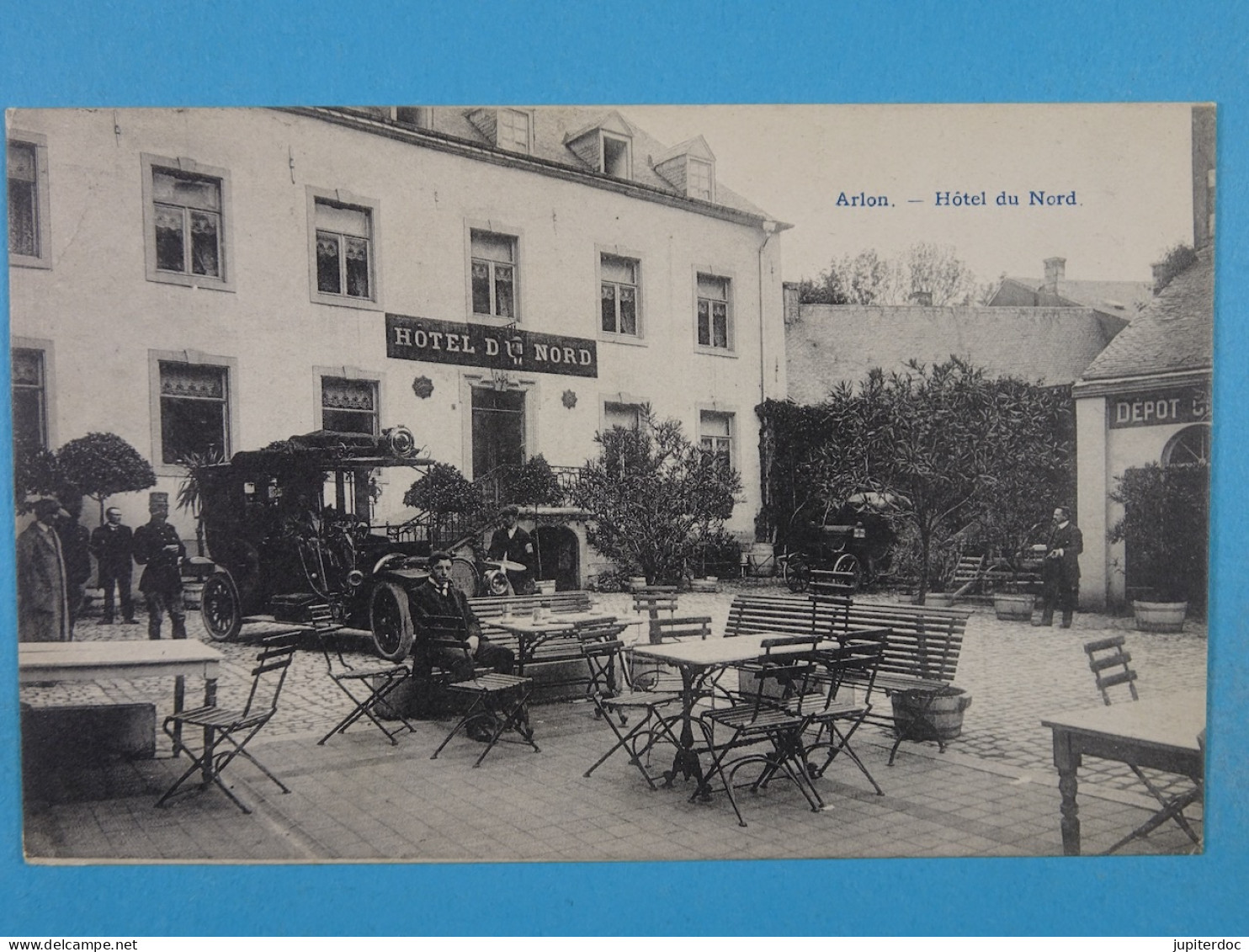 Arlon Hôtel Du Nord (vieille Automobile Et Gendarme?) - Arlon